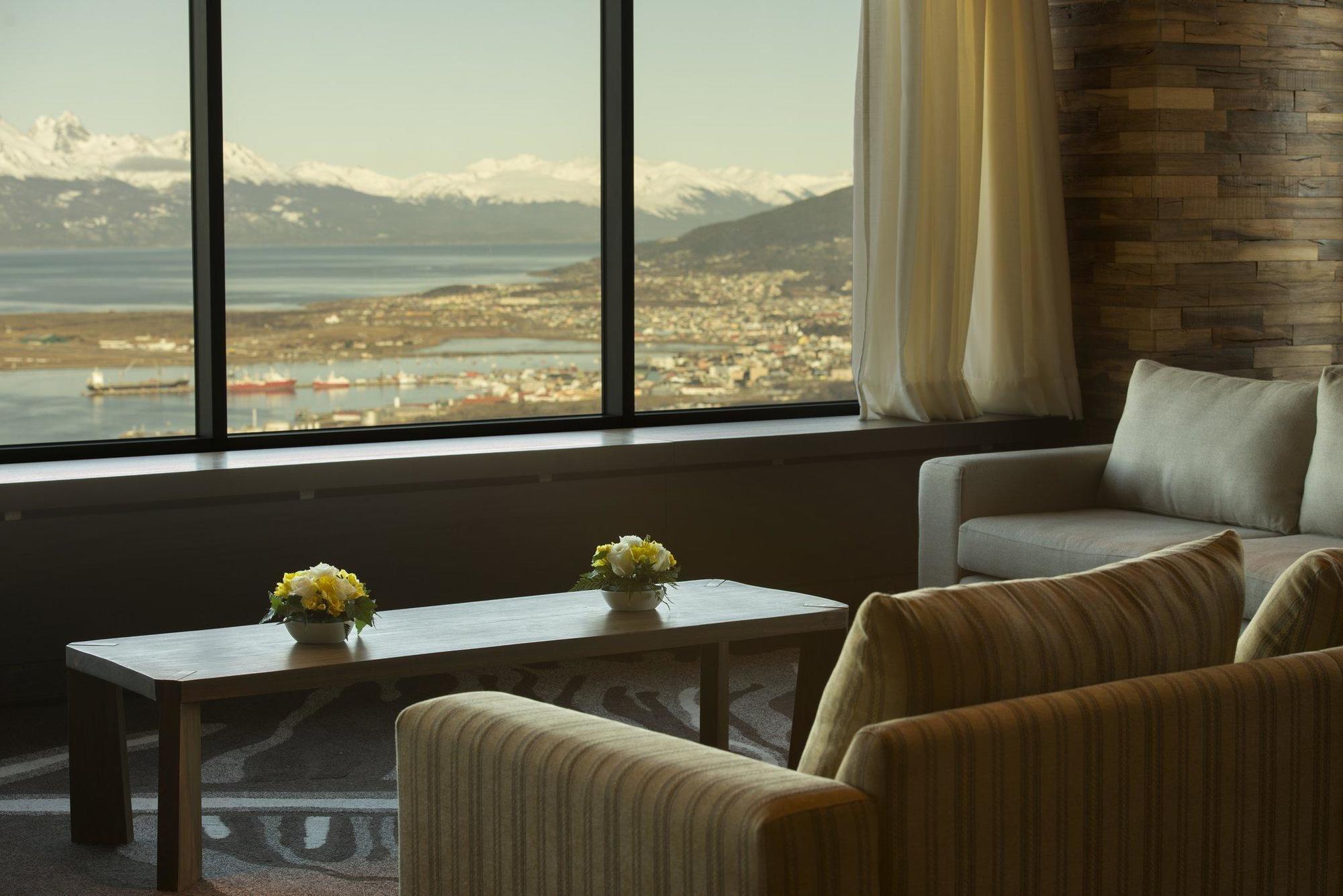 Arakur Ushuaia Resort & Spa Buitenkant foto View from the hotel